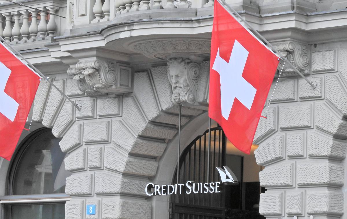 Credit Suisse | Credit Suisse je veljala za eno od približno 30 bank na svetu, ki veljajo za prevelike, da bi propadle, saj so zelo pomembne za mednarodni bančni sistem. | Foto Guliverimage