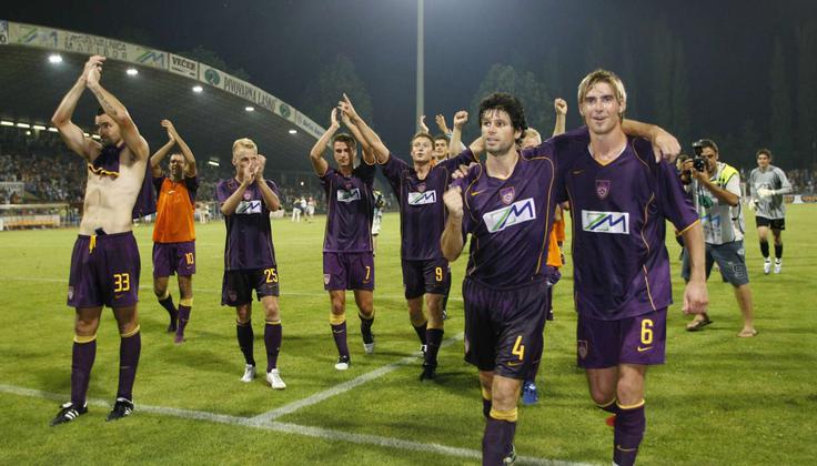 Mariborčani so leta 2006 v pokalu Intertoto senzacionalno izločili španski Villarreal. | Foto: Stanko Gruden, STA