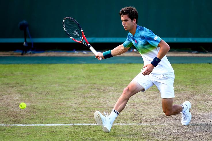 Aljaž Bedene trdi, da se dobro počuti na wimbledonski travi. | Foto: 