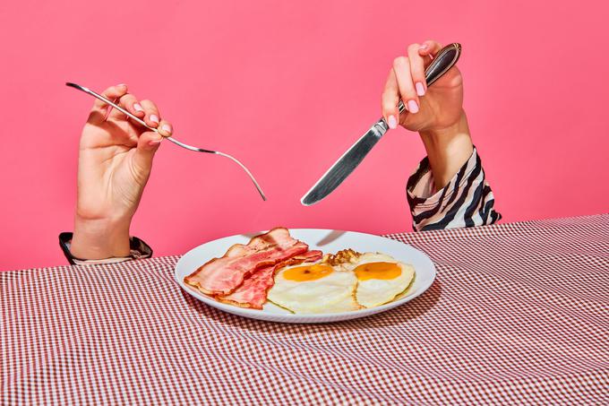Vaš prvi obrok naj vsebuje veliko beljakovin. | Foto: Shutterstock