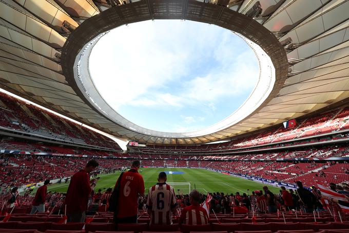 Jan Oblak je v soboto prvič nastopil na novem štadionu Wanda Metropolitano. | Foto: Reuters
