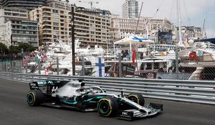 Hamilton v Monaku najhitrejši tudi na drugem treningu