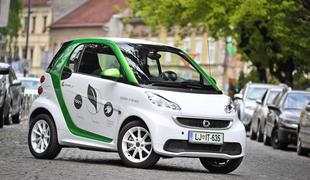 Smart fortwo electric drive – mikromalček za tiho urbano mobilnost
