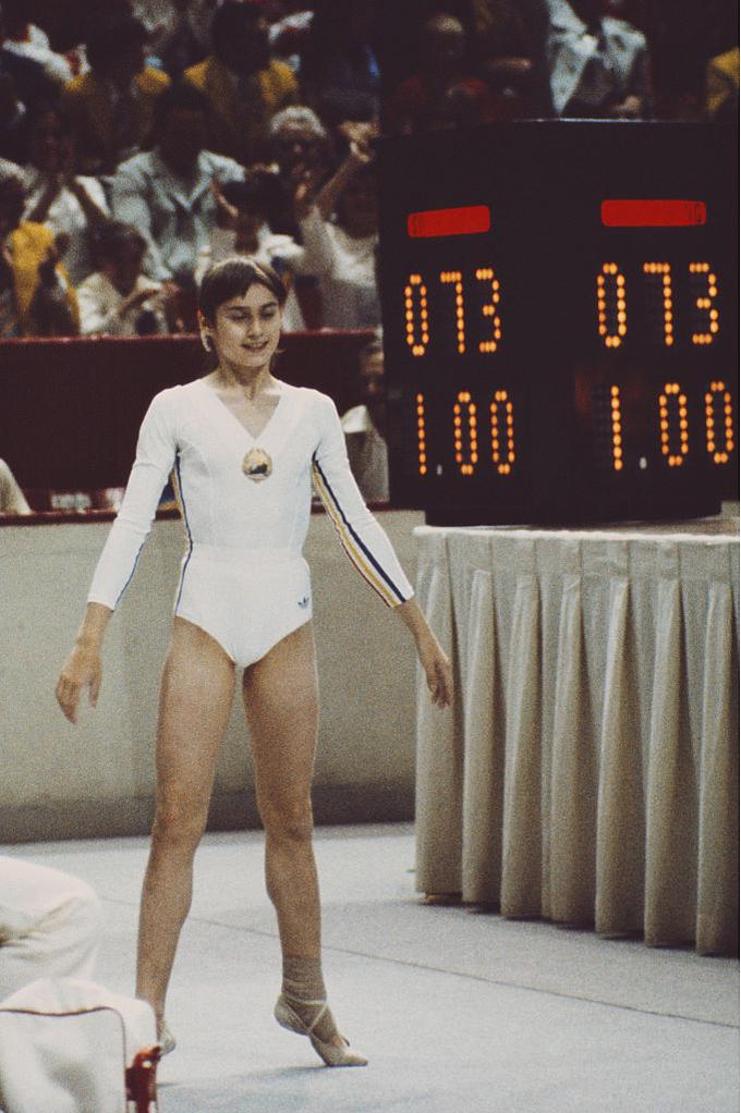 Nadia Comaneci nikoli ni želela gledati na semafor. | Foto: Gulliver/Getty Images