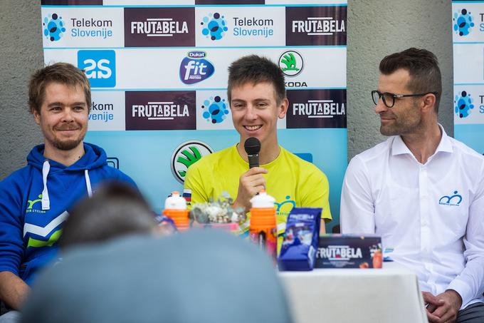 Vidno utrujeni Tadej Pogačar bo nastopil na kronometru mešanih ekip in cestni preizkušnji. | Foto: Grega Valančič/Sportida