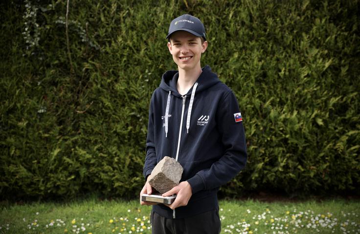 Jakob Omrzel je lani kot prvi Slovenec zmagal na mladinski izvedbi kolesarske dirke Pariz–Roubaix.  | Foto: Ana Kovač