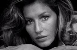 Gisele Bundchen sijoča tudi brez ličil