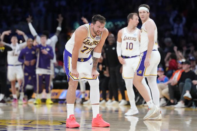 Luka Dončić | Luka Dončić je pred srečanjem z Minnesoto prejel kazen s strani vodstva tekmovanja lige NBA. | Foto Reuters