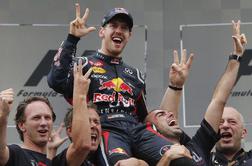 Vettel pridirkal 12.000 € nagrade tudi čistilcem pri Red Bullu