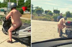 V Nemčiji v vročinskem valu kar gol na moped