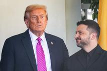 Donald Trump in Volodimir Zelenski
