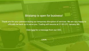 Bitstamp znova omogoča trgovanje z bitcoini
