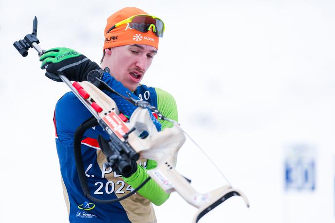 Lovro Planko, Pokljuka 2025 | Lovro Planko je na 41. mestu ostal brez točk. | Foto Aleš Fevžer