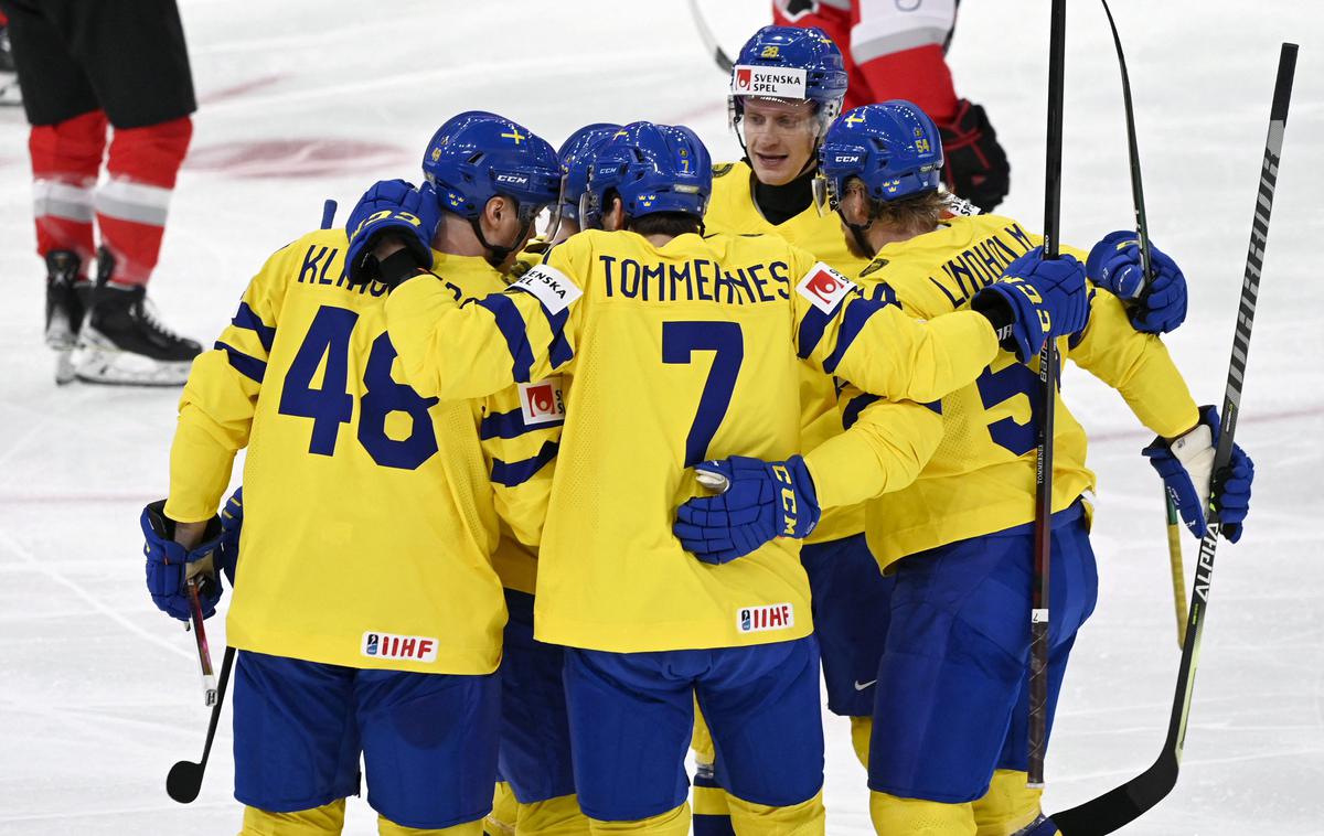 SP v hokeju: Švedi | Švedi so s 5:3 premagali Čehe. | Foto Reuters