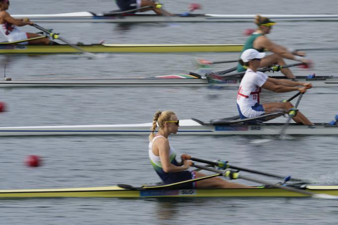 Nina Kostanjšek je tekmovanje v enojcu končala na 18. mestu. | Foto: Guliverimage