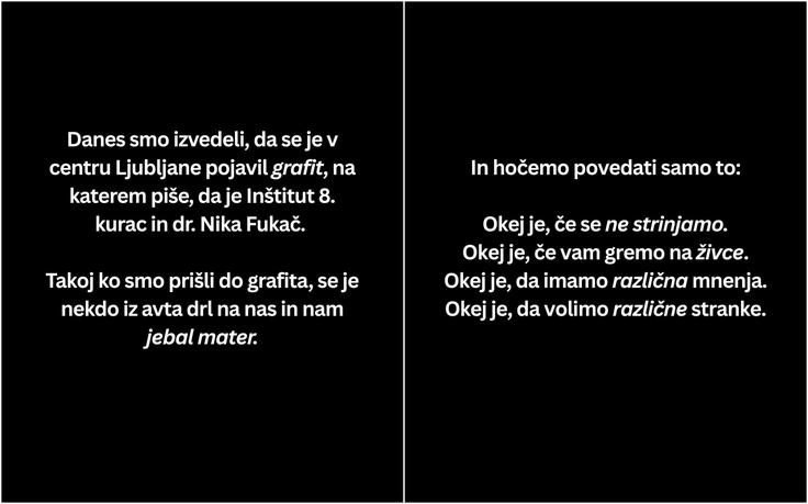 Inštitut 8. marec | Foto: Instagram