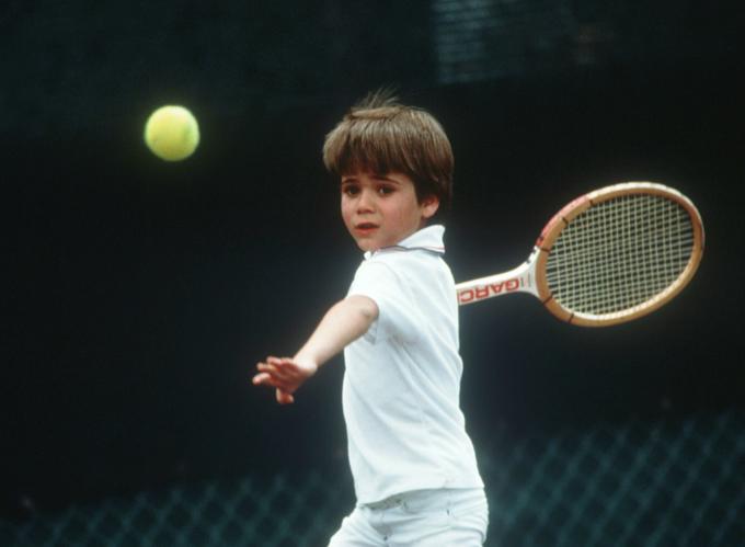 Andre Agassi je tenis začel igrati že zelo zgodaj. | Foto: Guliverimage/Getty Images