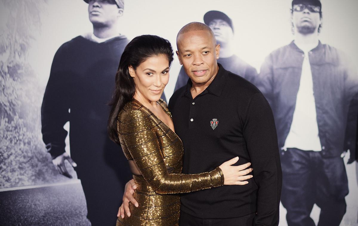 Dr. Dre, Nicole Young | Dr. Dre in Nicole Young sta bila poročena 24 let, skupaj imata dva otroka. | Foto Getty Images