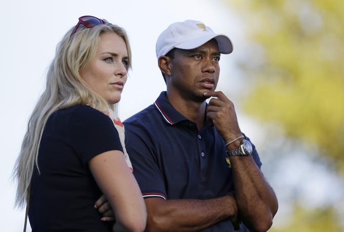 Lindsey Vonn in Tiger Woods sta bila pred leti par. | Foto: AP / Guliverimage