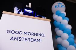 KLM ob obletnici okrepil povezavo med Ljubljano in Amsterdamom