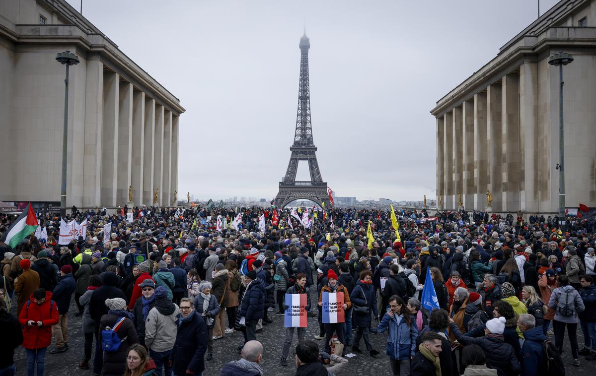 Protest v Franciji proti zakonu o priseljevanju | Foto Guliverimage