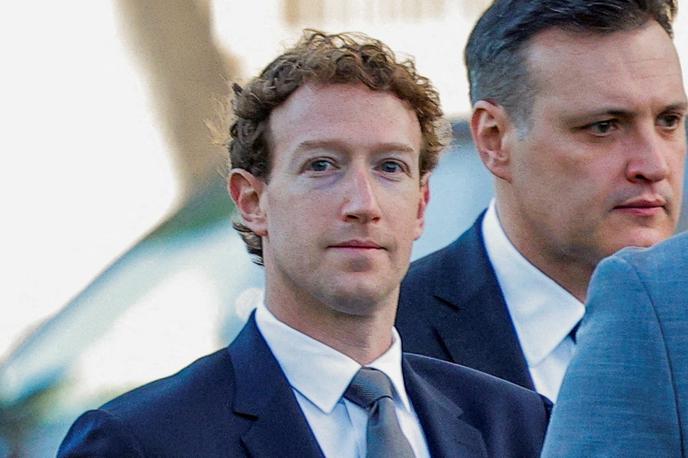 Mark Zuckerberg | "Vse, kar je Mark Zuckerberg danes dosegel s svojim pričanjem, je to, da je še enkrat dokazal, da mu ni mogoče zaupati, zlasti ko gre za varnost otrok," je dejal izvršni direktor organizacije za nadzor otroških industrij Fairplay Josh Golin. | Foto Reuters