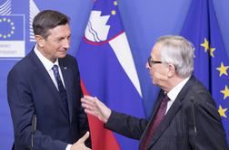 Juncker po srečanju s Pahorjem: Prav je, da se je Tajani opravičil