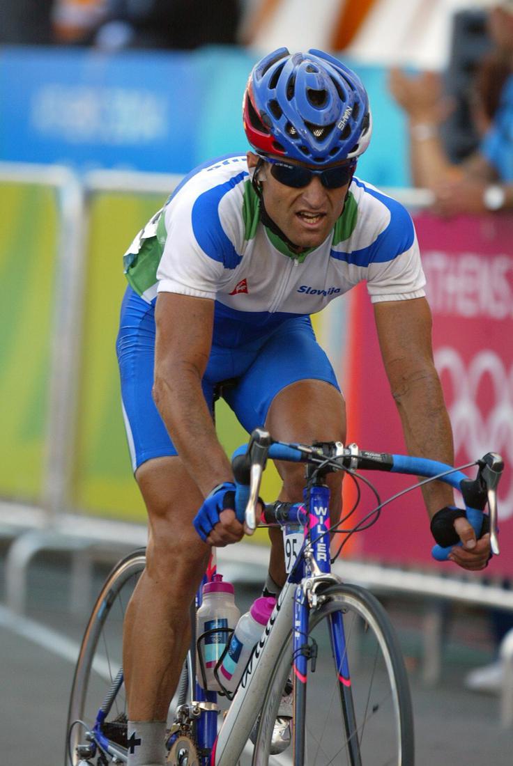 Hauptman je bil na olimpijskih igrah v Atenah leta 2004 peti, kar je še vedno najboljši slovenski olimpijski rezultat v kolesarstvu. | Foto: osebni arhiv/Lana Kokl