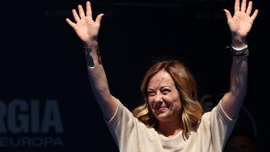 Giorgia Meloni evropske volitve označila za referendum o nasprotnih vizijah Evrope