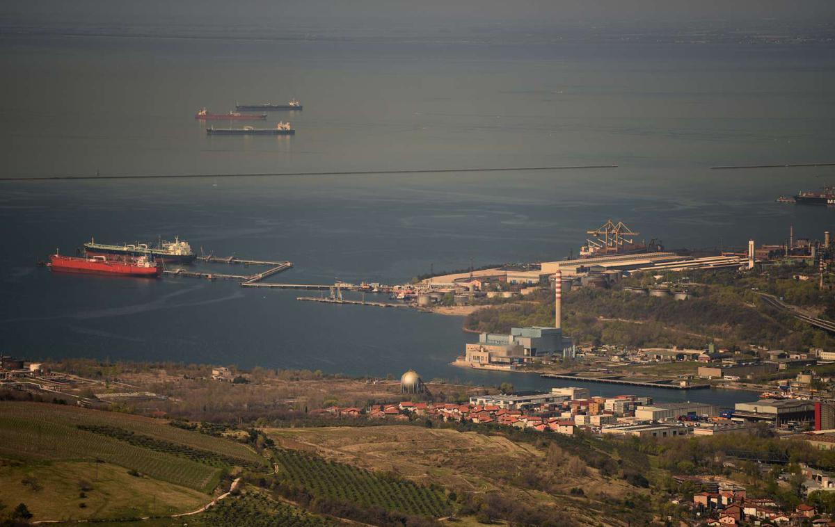 Tržaška luka | V Tržaškem zalivu je bila izvedena obsežna racija, v kateri so zasegli 4,3 tone kokaina.  | Foto STA