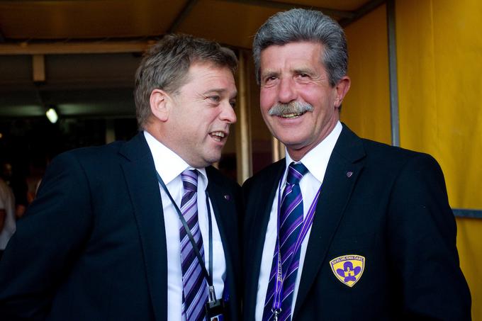 Bojan Ban in Drago Cotar sta začela kot poslovni direktor in predsednik NK Maribor sodelovati leta 2006. | Foto: Vid Ponikvar
