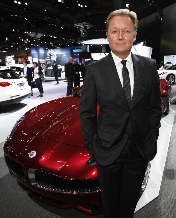 Fiskerjev oblikovalski studio je za razvoj modela S najela tudi Tesla Motors. Istega leta je Fisker napovedal svojo lastno avtomobilsko znamko. To je bilo dovolj za sodni spor z Elonom Muskom. | Foto: Reuters
