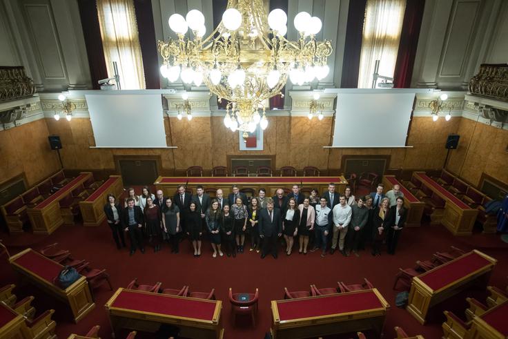 Podelitev Jesenkovih nagrad na Biotehniški fakulteti.  | Foto: Željko Stevanić / IPF