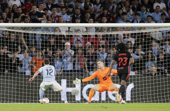 Celta je v zadnjih minutah prekrižala načrte Barceloni. | Foto: Reuters