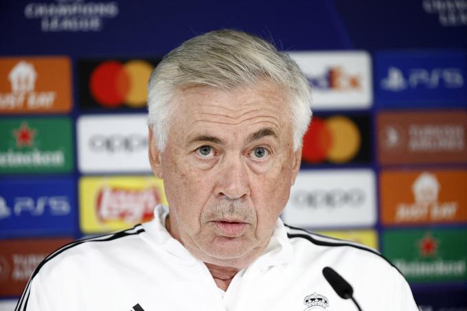 Carlo Ancelotti ima dovolj ponavljajočega vprašanja o Kylianu Mbappeju. | Foto: Reuters