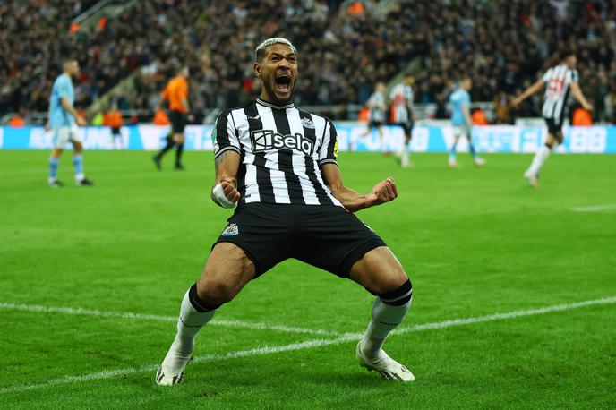 Joelinton, Newcastle | Newcastle je izločil Manchester City, Joelinton (na sliki) je bil podajalec pri edinem golu na tekmi, ki ga je dosegel Šved Alexander Isak. | Foto Reuters