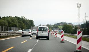 Na avtocesti proti Mariboru nastal daljši zastoj