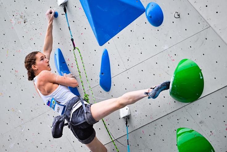 V soboto so v polfinalu nastopile tri Slovenke. Od slovenske četverice je bila konec tedna z desetim mestom najvišje najmlajša17-letna Jennifer Buckley. | Foto: Grega Valančič