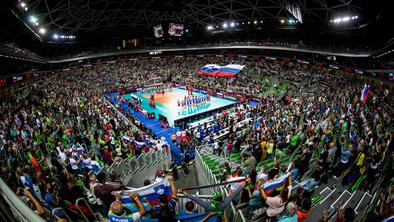Slovenski odbojkarji v prvo nemočni proti Rusiji