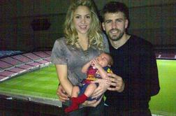 Shakira in Pique sinu že nadela dres