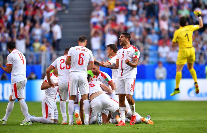 Srbi so prišli do zelo pomembne zmage, ki jim odpira vrata osmine finala svetovnega prvenstva. | Foto: Reuters