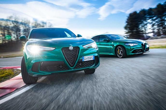 Alfa romeo giulia in stelvio | Alfa Romeo je malenkostno prenovila oba svoja modela, vendar le v različici quadrifoglio. | Foto Alfa Romeo