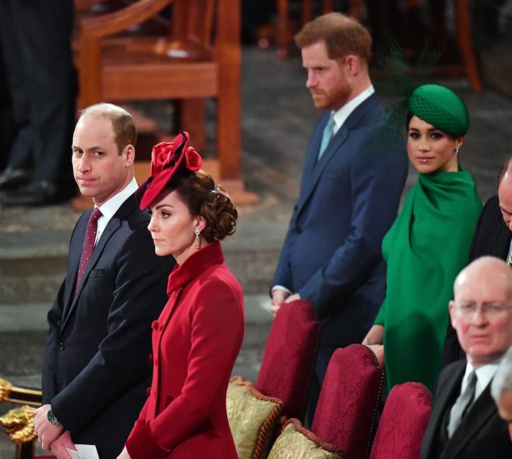 Harry in Meghan na svoji zadnji kraljevi dolžnosti. | Foto: Getty Images