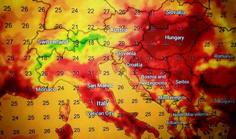 Vročinski alarm: Evropa se kuha, kako bo pri nas?