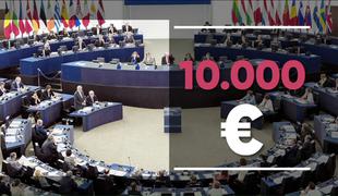 Evropski poslanci mesečno zaslužijo več kot deset tisoč evrov #video