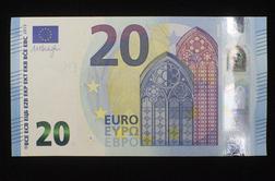 Poglejte, kakšen bo nov bankovec za 20 evrov