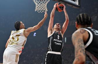 Beograjski derbi Partizanu, Prepelič še v igri za play-in, Baskonia na kolena spravila Real