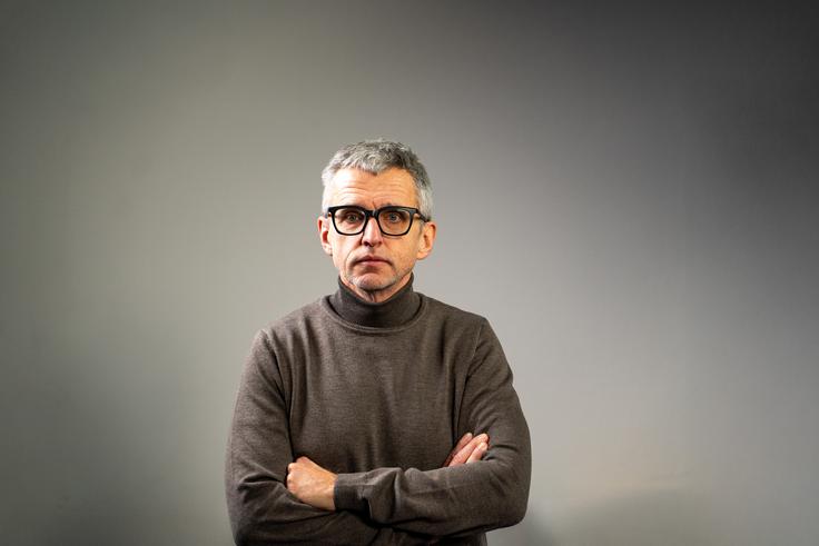 Aleš Pavlin, producent in soscenarist filma Belo se pere na devetdeset, velja za enega najuspešnejših slovenskih producentov. | Foto: Liam Toni Šironjič