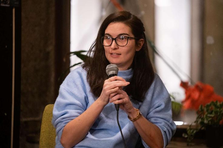 Urša Regvar Urša Regvar je vodja področja azila in migracij v nevladni organizaciji PIC. | Foto: Matic Prevc/STA