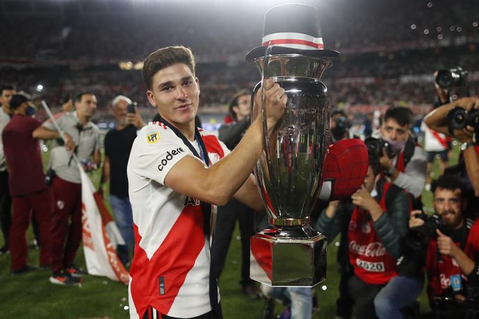 Julian Alvarez | Julian Alvarez je pomagal River Platu do naslova argentinskega prvaka. | Foto Reuters